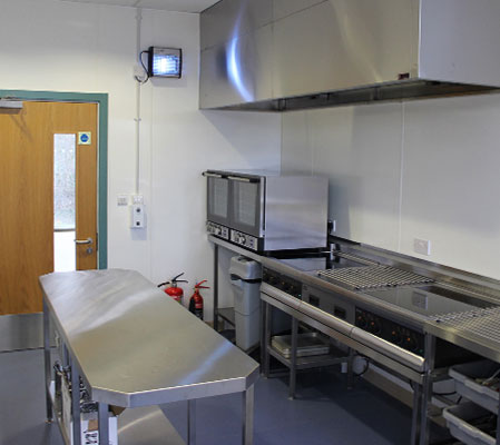 2015 – A commercial kitchen was implemented with thanks to Garfield Weston Foundation grant and support.