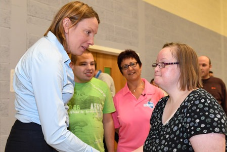 2017 – Tracey Crouch MP and Minister of Sport & Civil society visited MK SNAP.